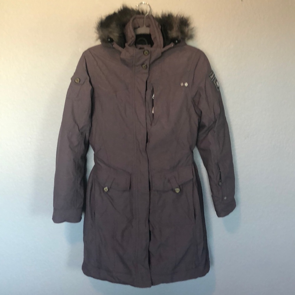 Purple Killtec Long winter coat